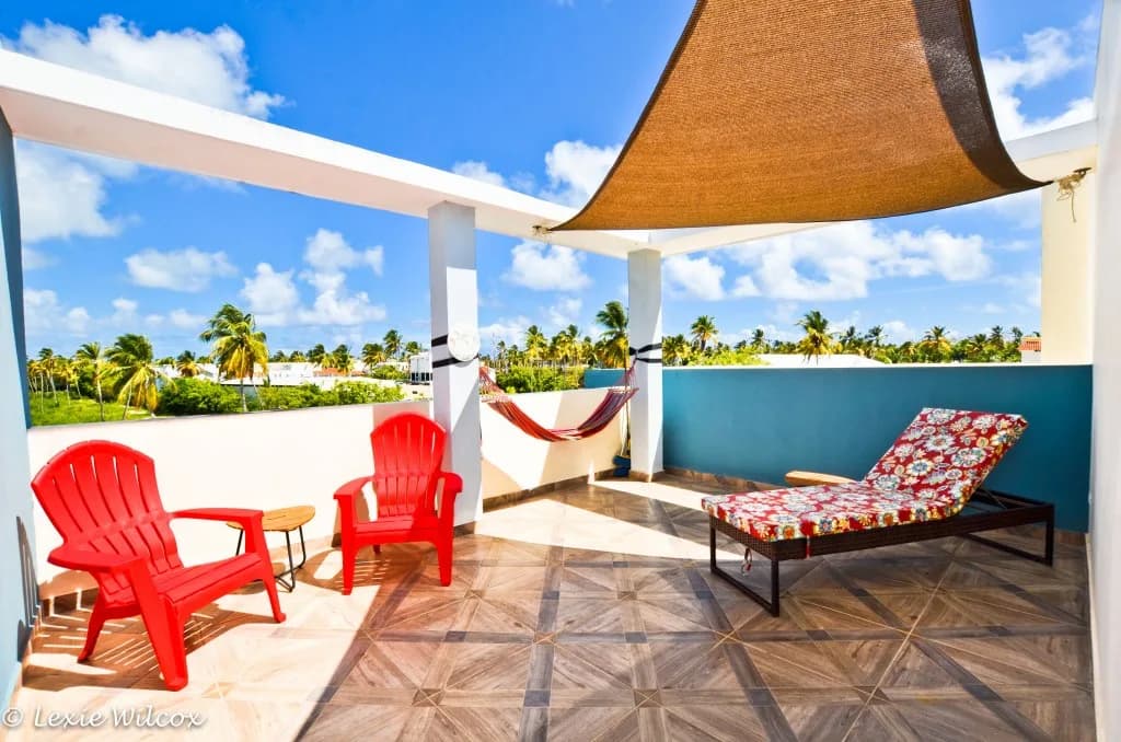 Stylish living space at Eden Caribe