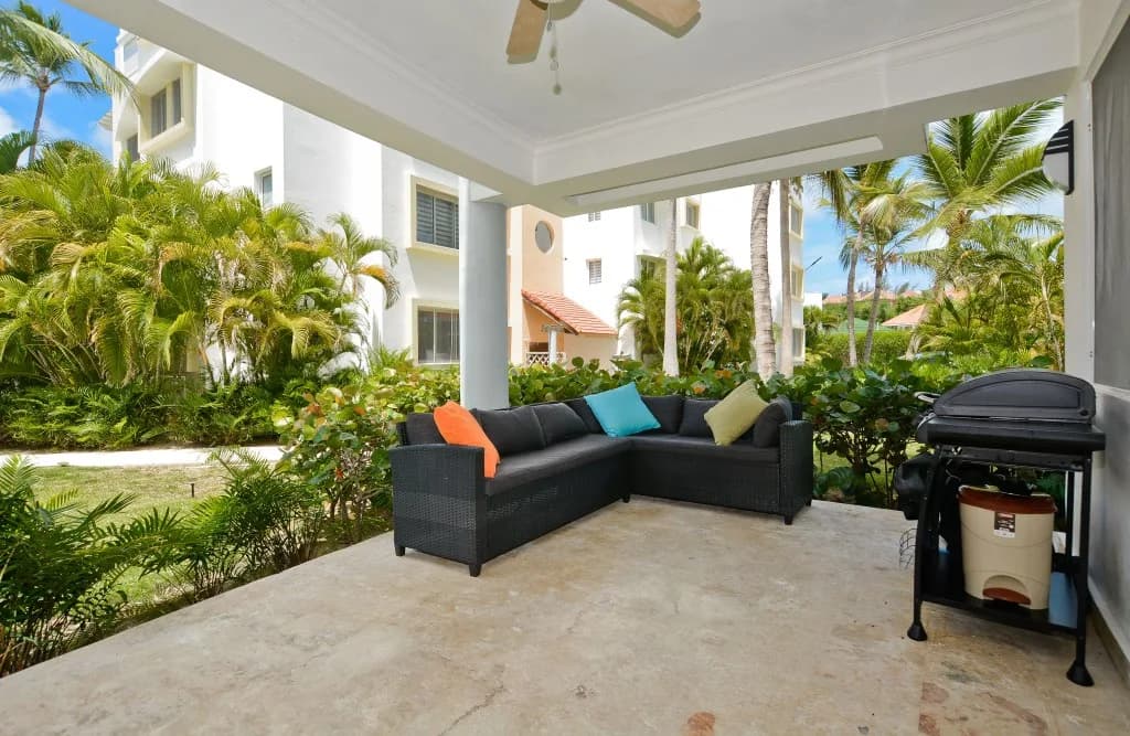 Living area at Playa Turquesa